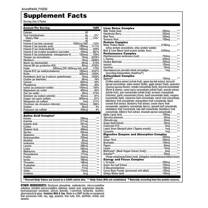 Universal Nutrition Animal Pak Ultimate Foundation (44 packets)