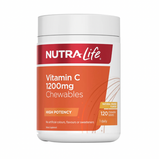 Nutra-Life Vitamin C 1200mg Chewable Tablets