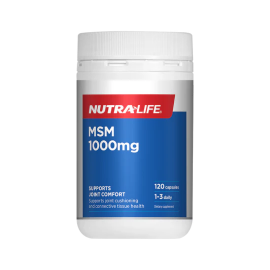 NutraLife MSM 1,000mg 120 Capsules