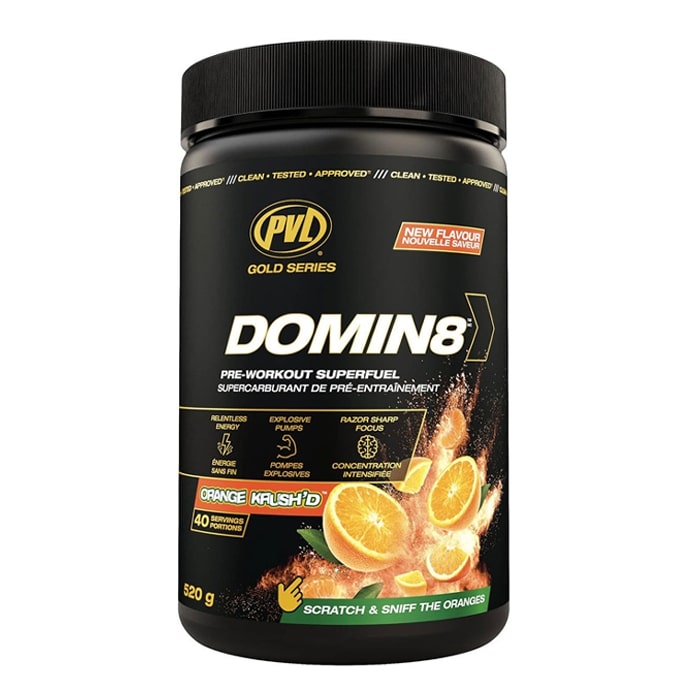 PVL Gold Series Domin8 Pre-Workout - 40 Serves