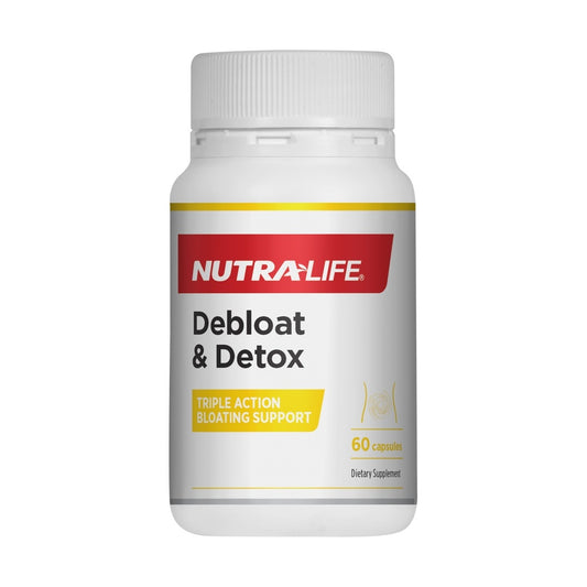 Nutra-Life Debloat & Detox 60 capsules