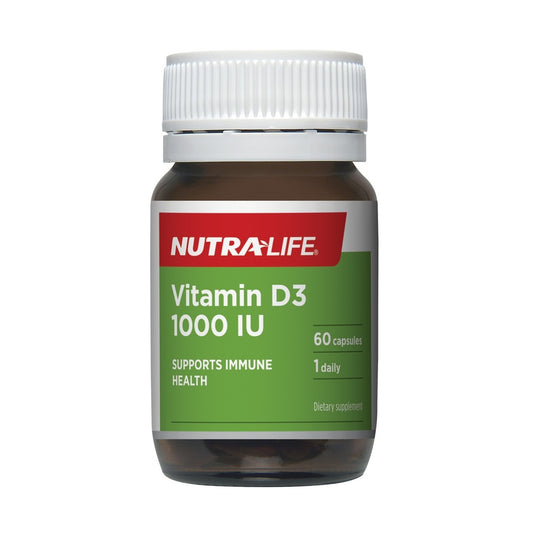 Nutra-Life Vitamin D3 1000 IU 60 Capsules