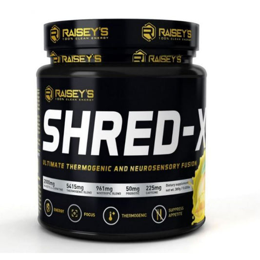 Raiseys Shred-X (40 serves) Ultimate Thermogenic And Neuro Weightloss