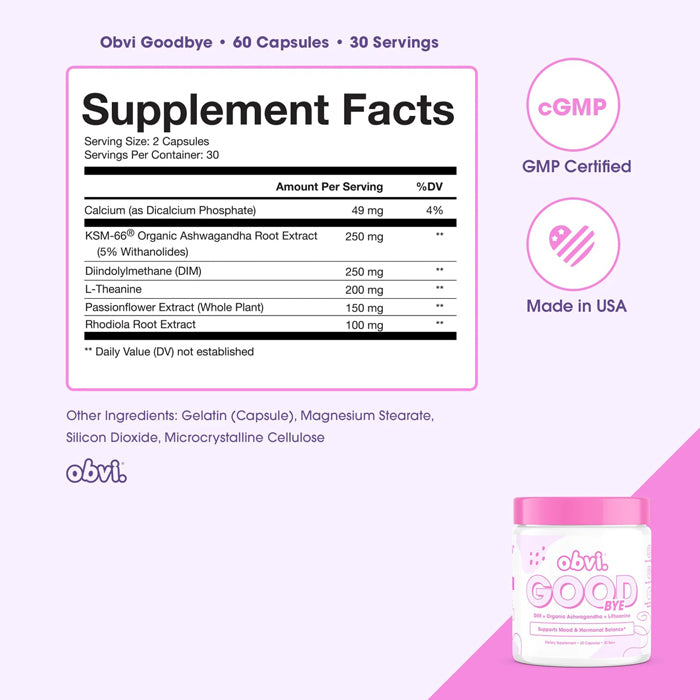 OBVI Good Bye - 60 Capsules