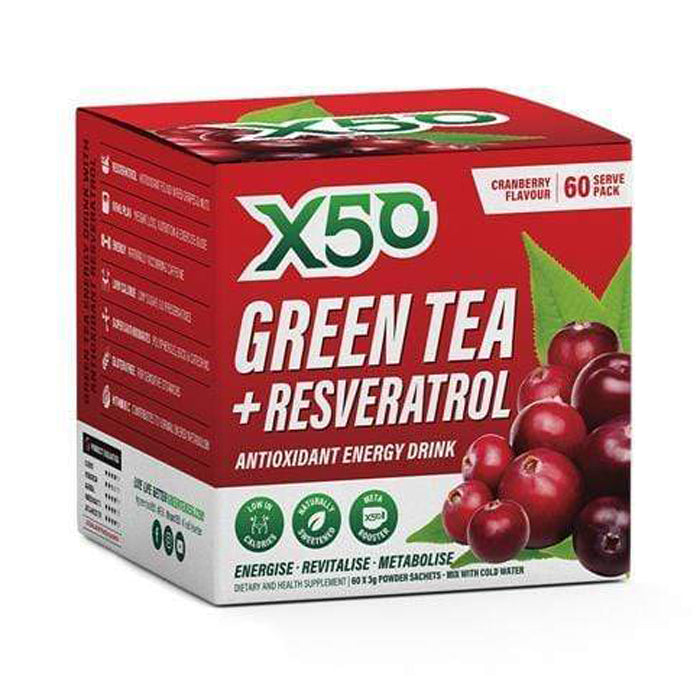 X50 Green Tea with Resveratrol (60 serves)