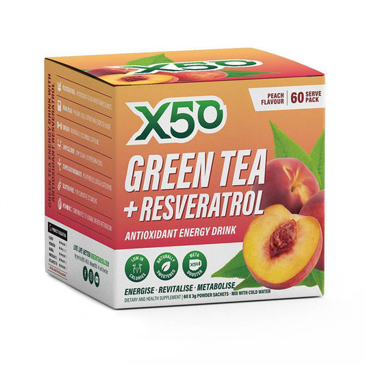X50 Green Tea with Resveratrol (60 serves)