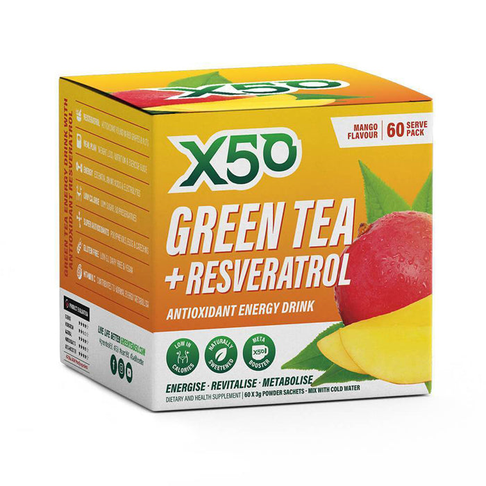 X50 Green Tea with Resveratrol (60 serves)