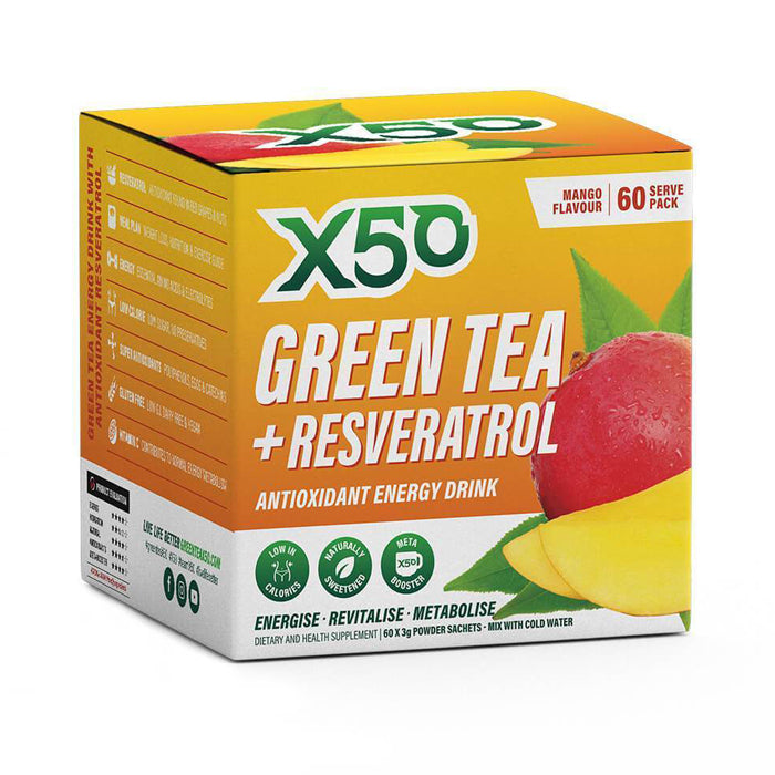 X50 Green Tea with Resveratrol (60 serves)