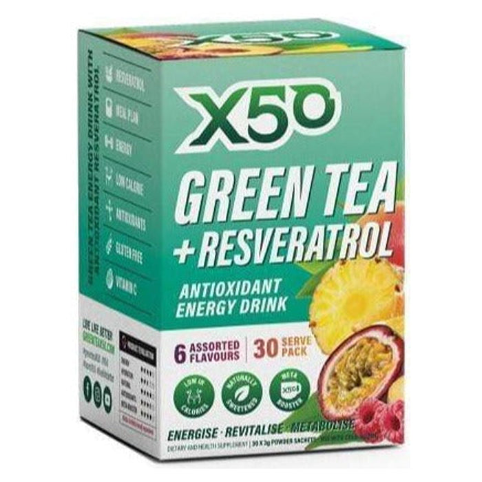 X50 Green Tea Resveratrol (30 serves)