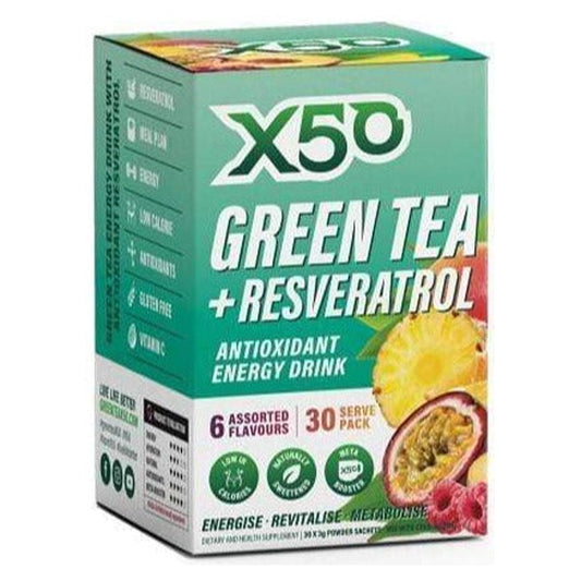 X50 Green Tea Resveratrol (30 serves)