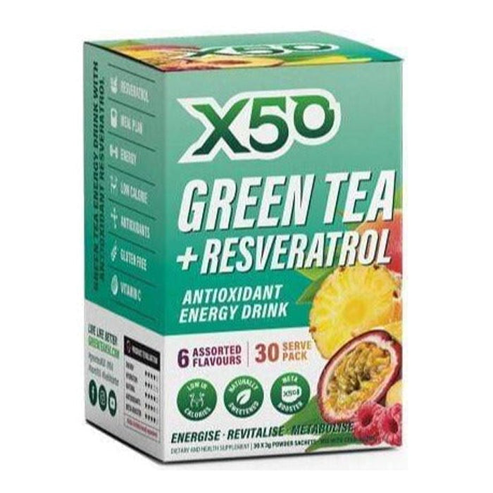 X50 Green Tea Resveratrol (30 serves)