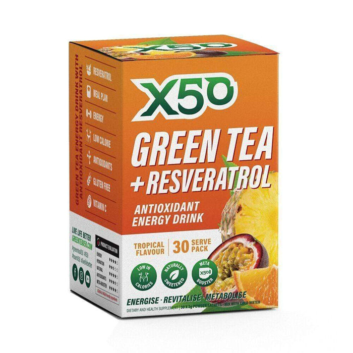X50 Green Tea Resveratrol (30 serves)