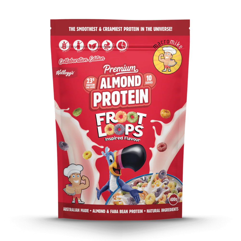 Macro Mike x Kellogg's Premium Almond Protein