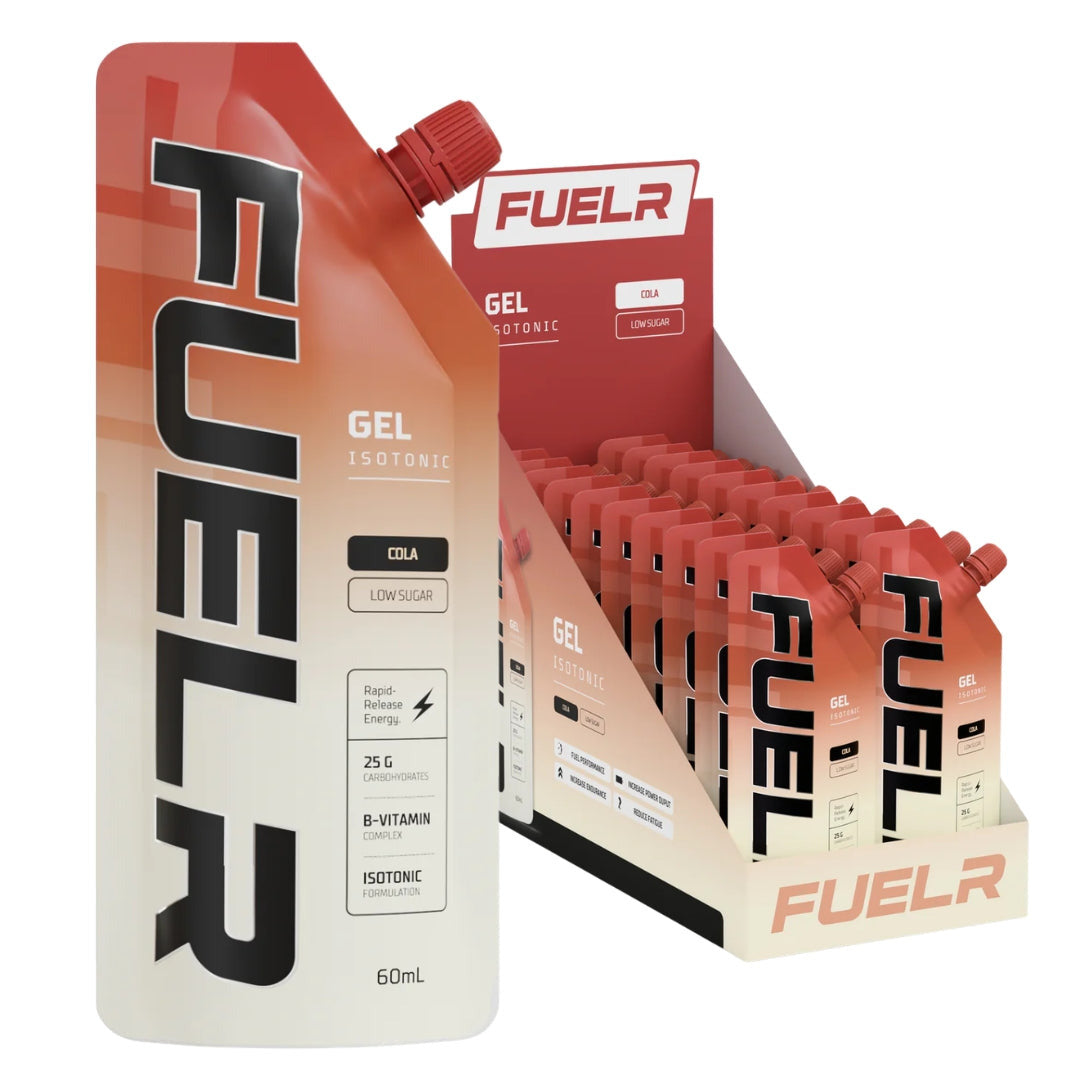 FUELR Isotonic Energy Gel Cola display