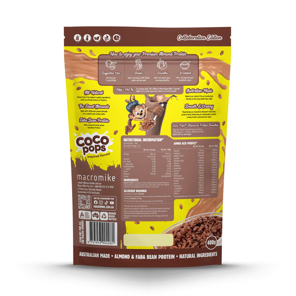 Macro Mike x Kellogg's Premium Almond Protein