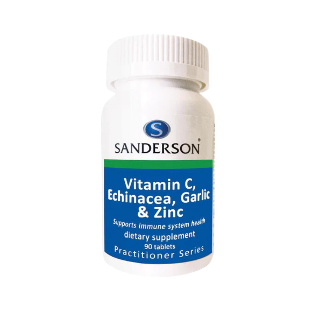Sanderson Vitamin C Echinacea, Garlic & Zinc