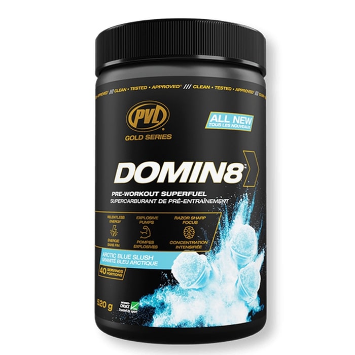 PVL Gold Series Domin8 Pre-Workout - 40 Serves