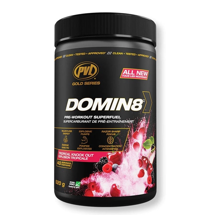 PVL Gold Series Domin8 Pre-Workout - 40 Serves