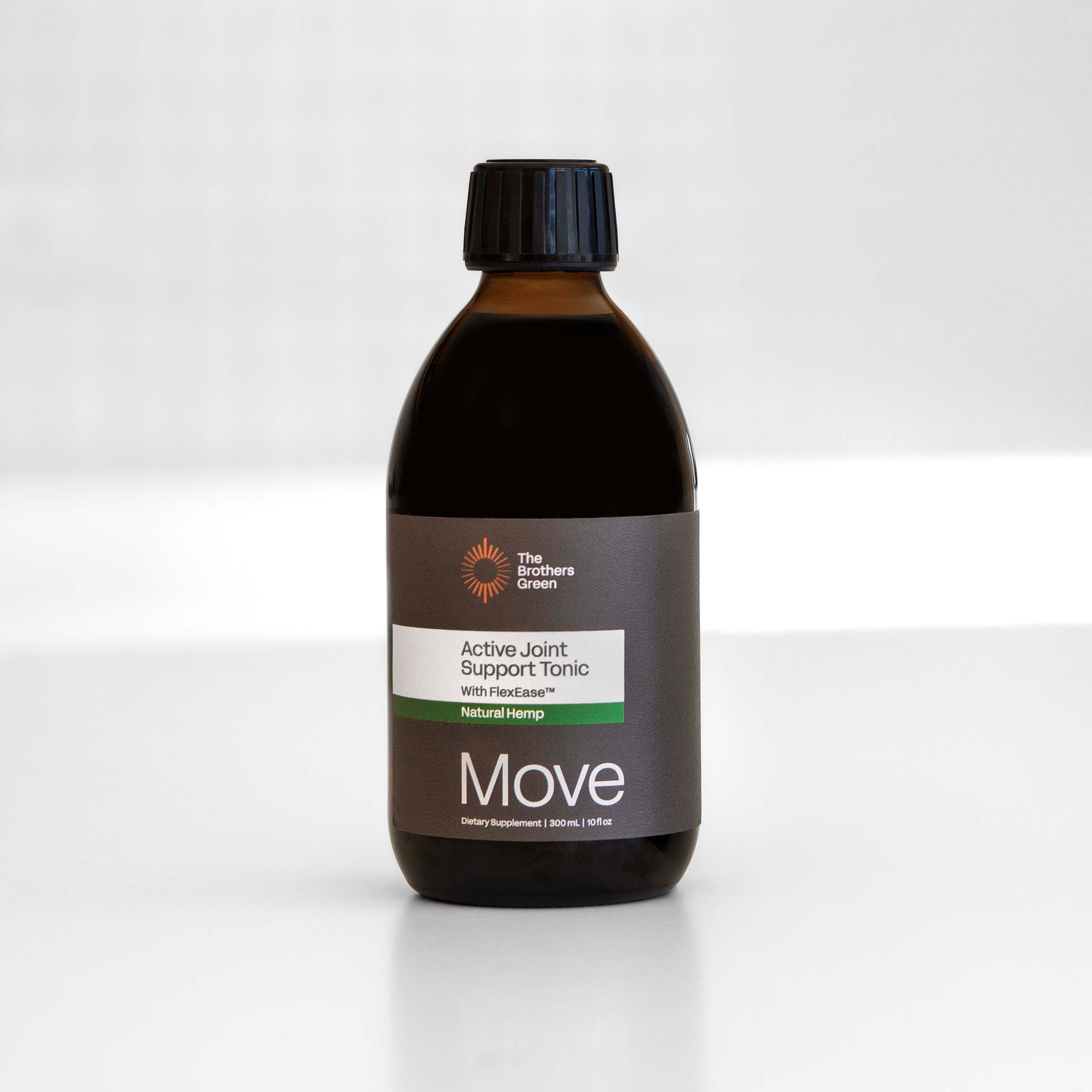 The Brothers Green Move Active Joint Support Tonic 300ml Natural Hemp
