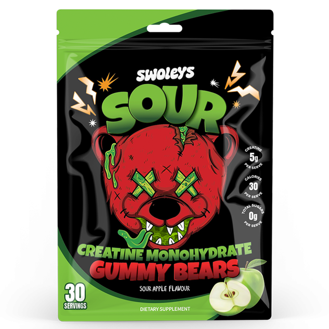 Swoleys Sour Creatine Gummies - Green Apple