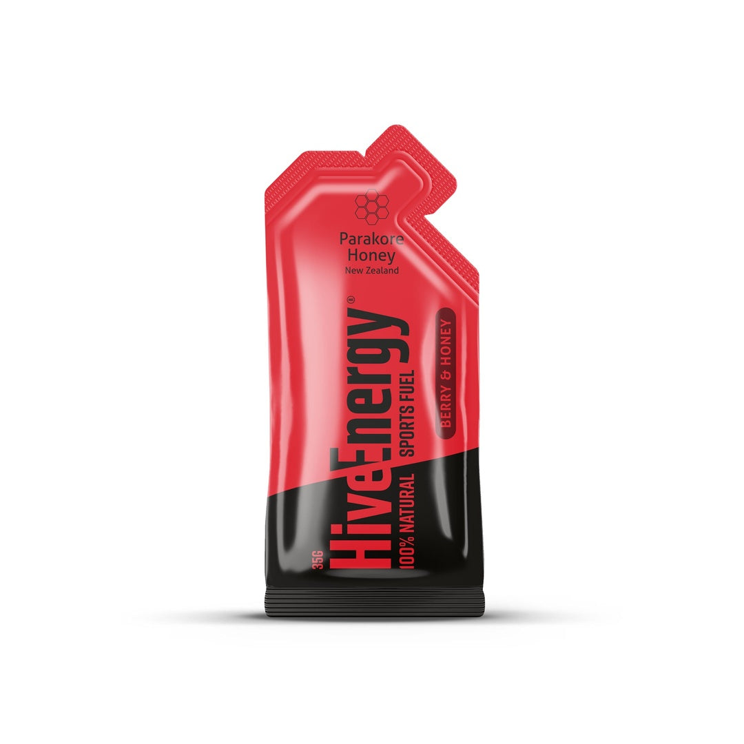 HiveEnergy Sports Fuel Gel Berry and Honey single sachet