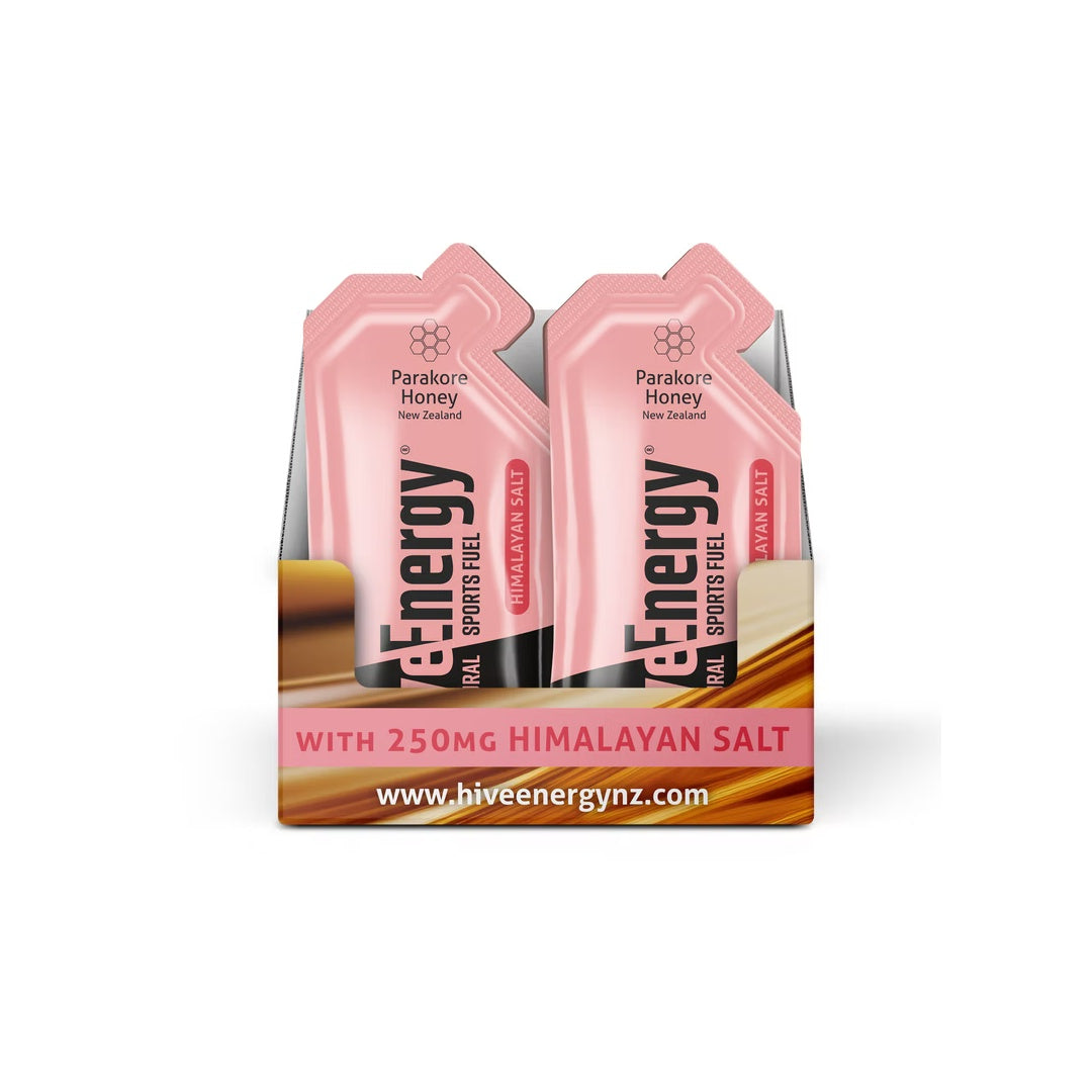 HiveEnergy Sports Fuel Gel Himalayan Salt 12 pack