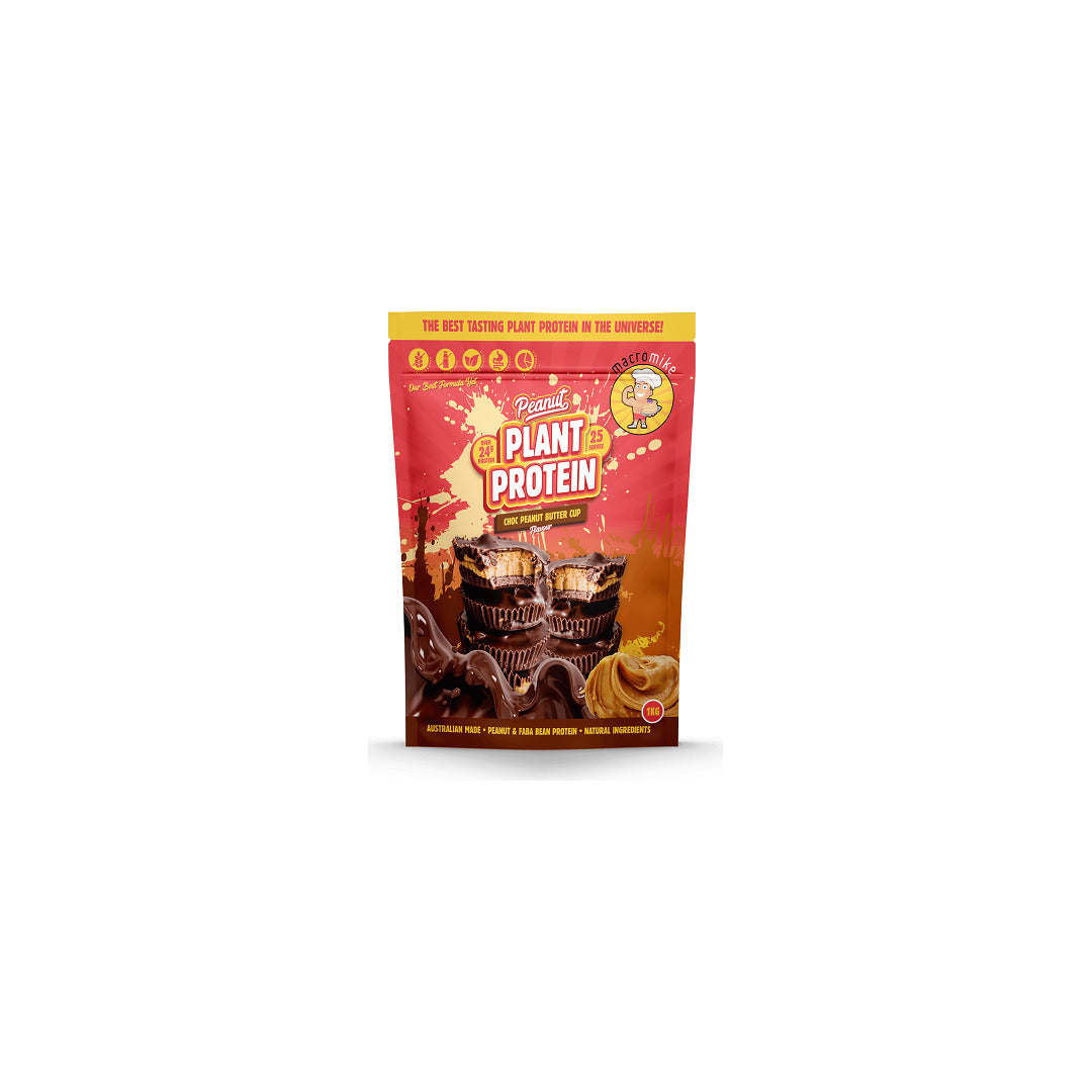 Macro Mike Peanut Plant Based Protein 1kg Chocolate Peanut Butter Cup