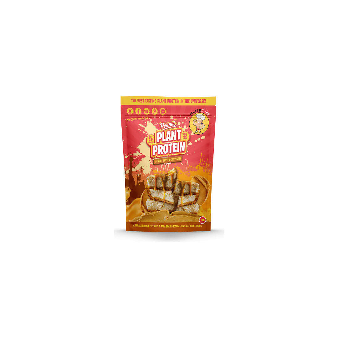 Macro Mike Peanut Plant Based Protein 1kg Peanut Butter Cheezecake