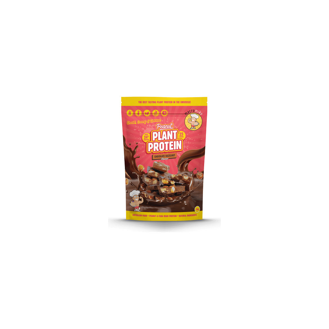 Macro Mike Peanut Plant Based Protein 1kg Chocolate Hazelnut