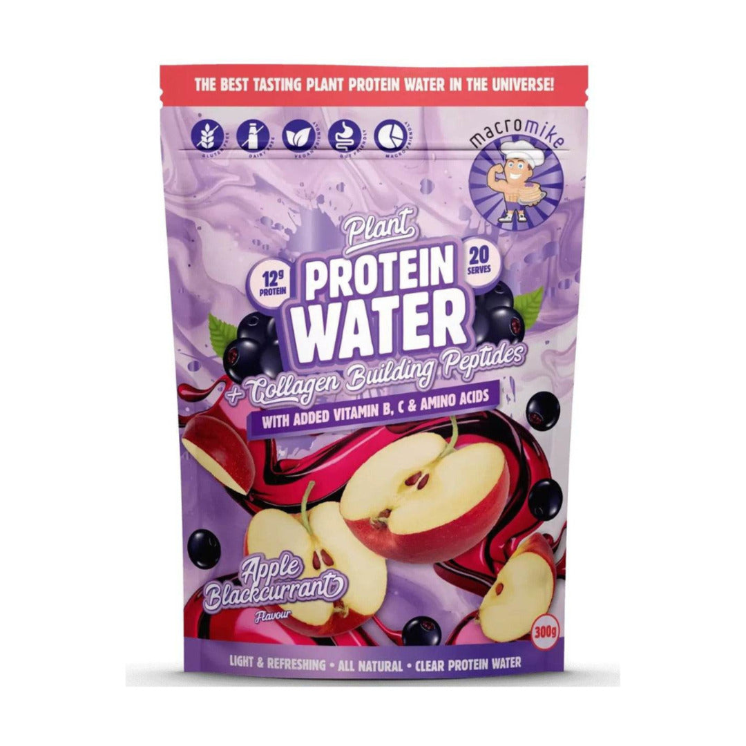 Macro Mike Plant Protein Water Apple Blackcurrant