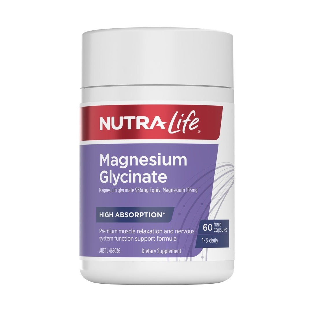 Nutra-Life Magnesium Glycinate 60 vege capsules