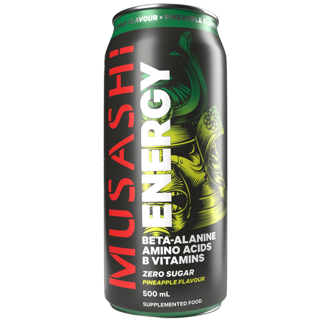 Musashi Energy Drink Pineapple flavour 500ml can
