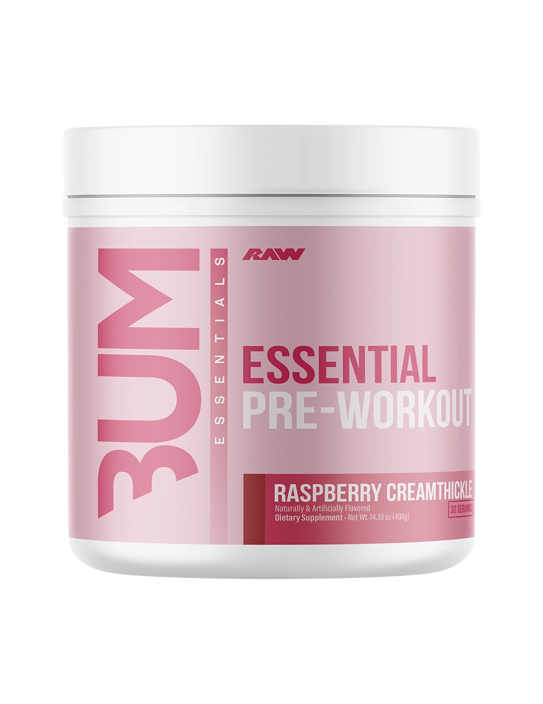 RAW Essential Pre-Workout Raspberry Creamthickle