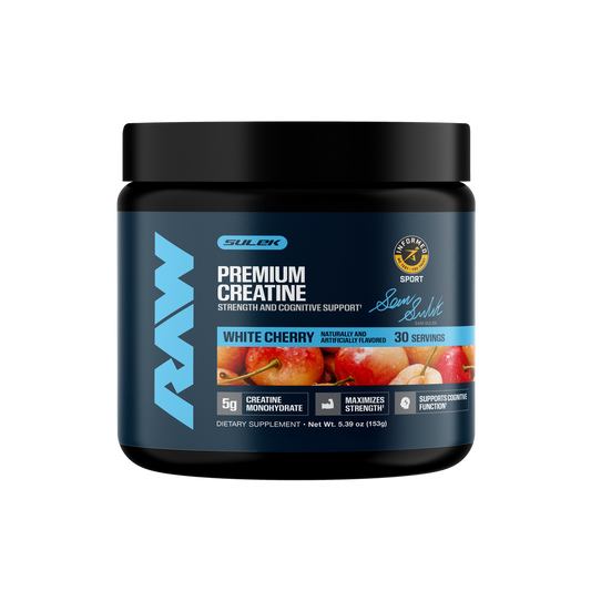RAW Nutrition Premium Creatine White Cherry Sam Sulek Edition 150 g