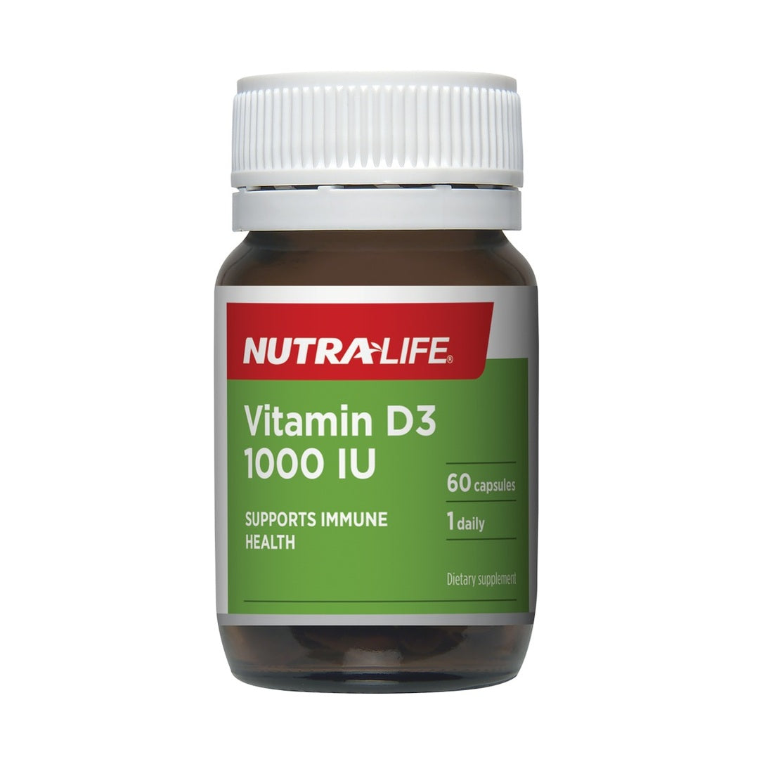 Nutra-Life Vitamin D3 1000 IU 60 Capsules